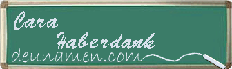 Cara Haberdank Visitenkarte